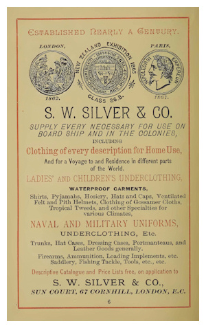 S.W. Silver & Co. advert