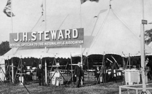J.H. Steward tent
