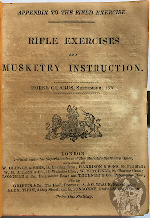Musketry Instruction 1870