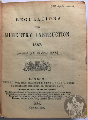 Musketry Instruction 1887