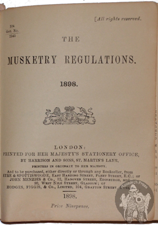 Musketry Regulations 1898
